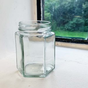 Honingpot Hexa 196 ml / 250 gram Toc 58 met deksel – 25 stuks