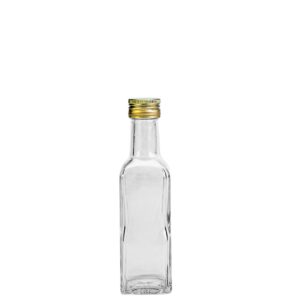 Marasca fles met metalen draaidop 100 ml – per 8