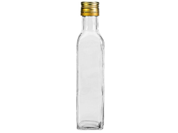 Marasca fles met metalen draaidop 250 ml – per 8