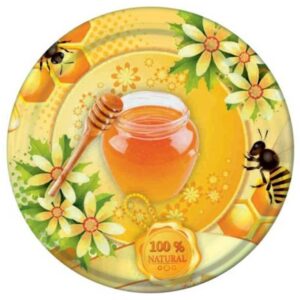 Deksel honingpot met bij - toc 82 mm