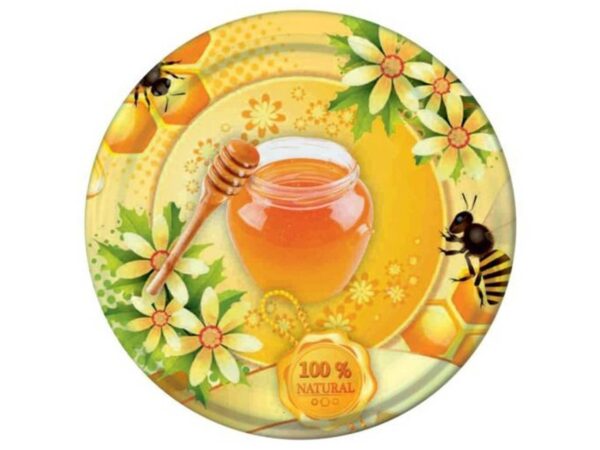 Deksel honingpot met bij - toc 82 mm