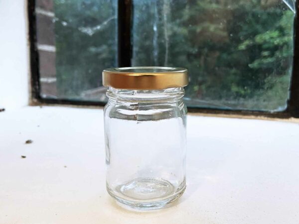 Honingpot rond 100 ml / 125 gram Toc 48 met deksel – 35 stuks