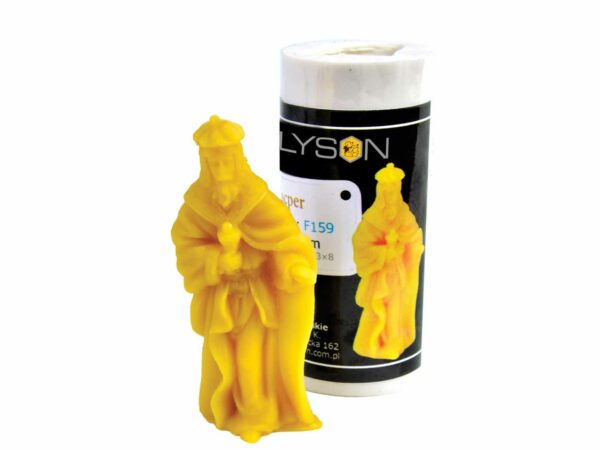 Lyson kaarsen gietvorm - Caspar - hoogte 9 cm [F159]