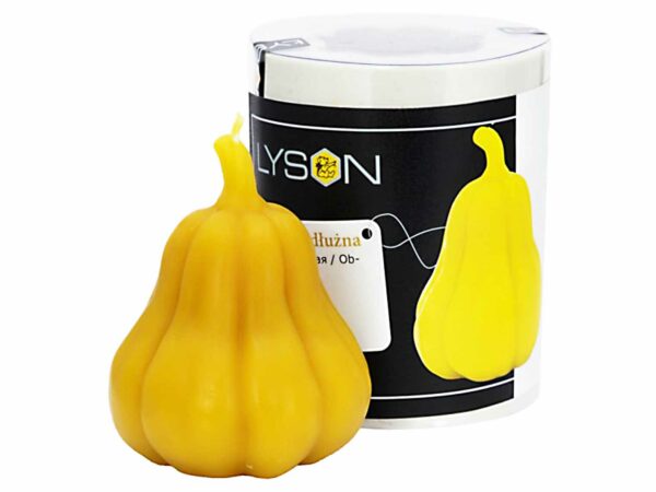 Lyson kaarsen gietvorm - Langwerpige pompoen - hoogte 11 cm [FS539]
