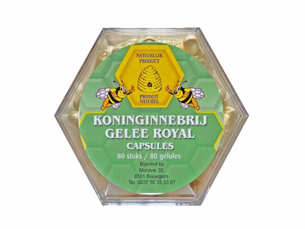 Royal Jelly / Koninginnegelei capsules – 80 stuks