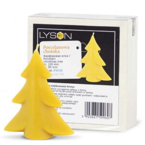 Lyson kaarsen gietvorm - Kerstboom van porselein - hoogte 10 cm [FS530]